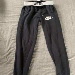 Full length back nike joggers